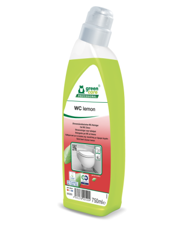 Wc lemon 750ml transparent side web detail