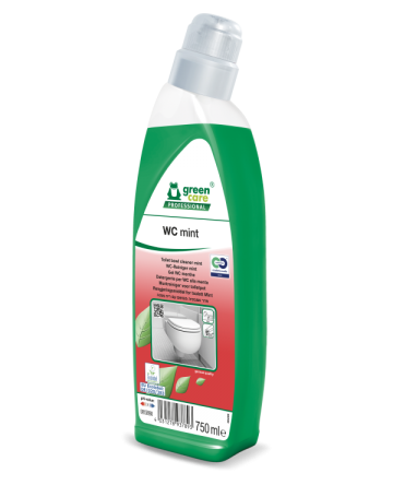 Wc mint 750ml transparent side web detail