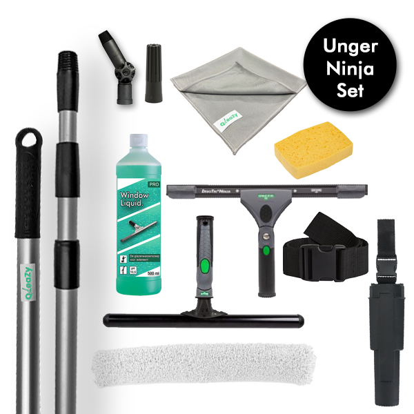 Unger Ninja All-In-One SET - QleaZy Steel